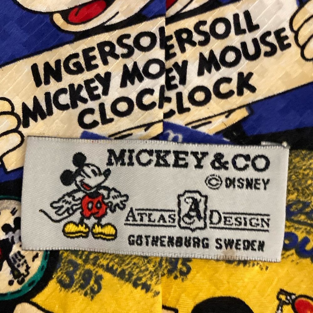 Disney Mickey Mouse Patterned Tie - image 2